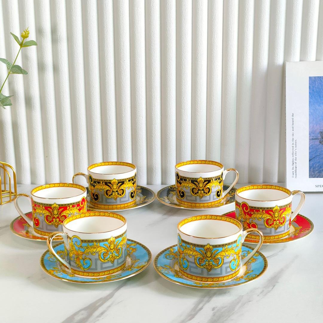 Versace Tea set of two cups many colors available - Image 11 of 12